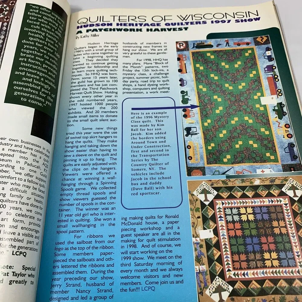2 Lady's Circle Patchwork Quilts Magazines April & June 1998 Vtg‎ Quilt Patterns